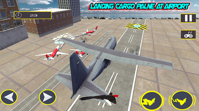3D Transporter Cargo Air Plane Simulator 2017 screenshot 4