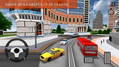 City Coach Bus Driving Simulator Pick & Drop Duty screenshot 4