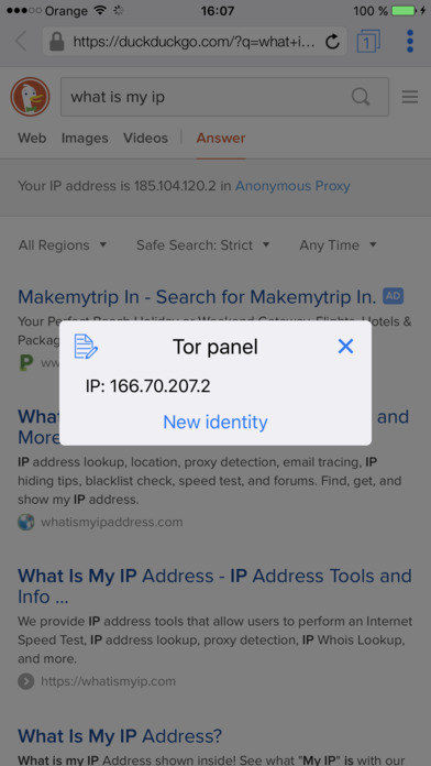 Tor Browser - for Anonymous browsing ! screenshot 2