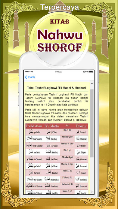 Kitab Belajar Nahwu Shorof screenshot 3