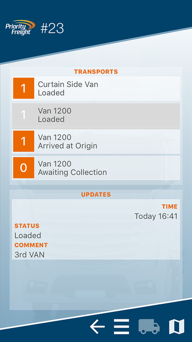 Priority Freight Tracker screenshot 2