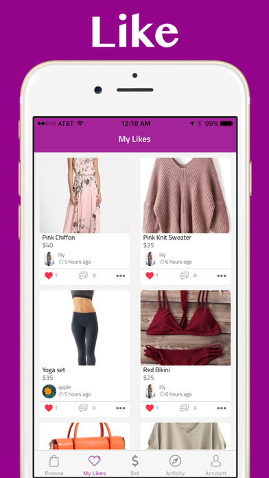 KISS - Buy & Sell Clothing Women's Shopping App screenshot 4