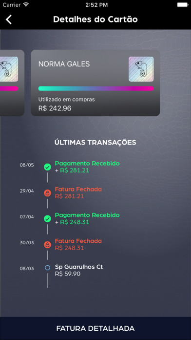 Cartão RCHLO screenshot 3
