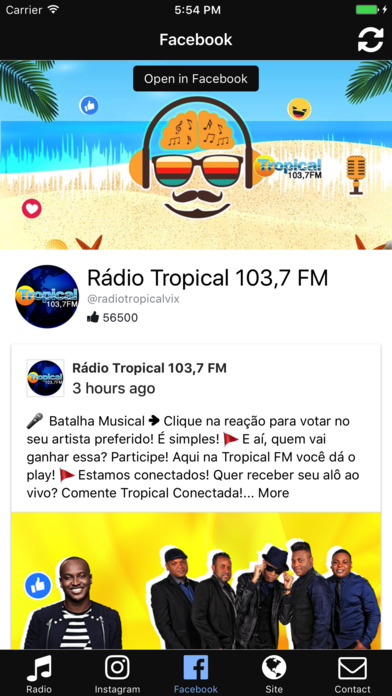 Rádio Tropical Vix screenshot 3
