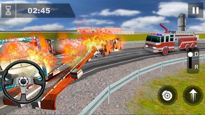 Fire Fighter Operation - Truck Driving screenshot 2