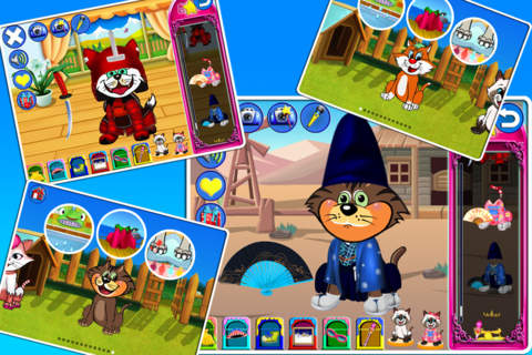 Cats- Pet Care, Dress up, Make up Games for girls screenshot 4