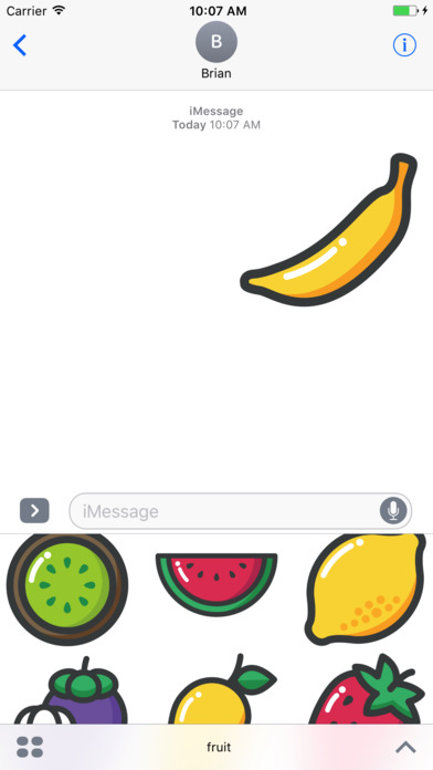 Sweetie Fruit Stickers screenshot 3