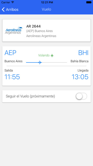 Aeropuerto Bahia Blanca screenshot 3