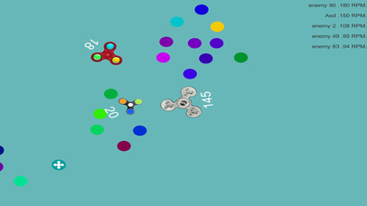 Spinny Fidget Spinners Battle screenshot 4