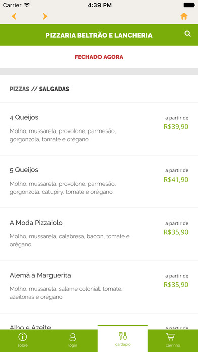 Beltrão Pizzaria screenshot 3
