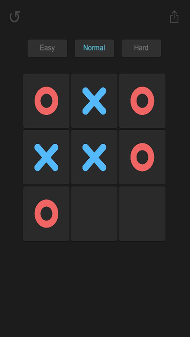 Tic Tac Toe - Play XO with 1 and 2 players screenshot 2