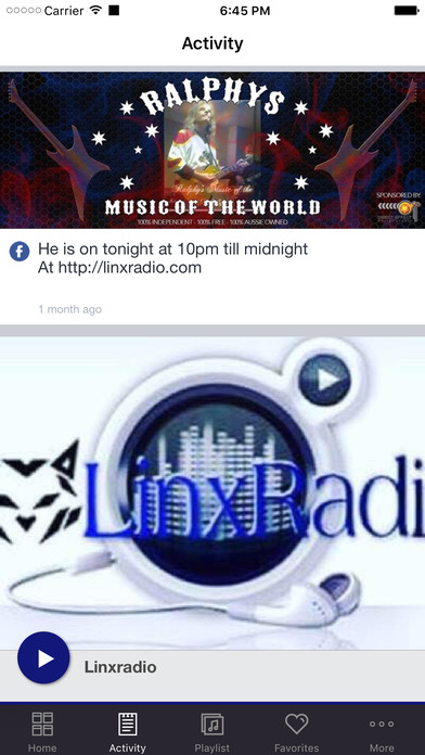 Linxradio screenshot 2
