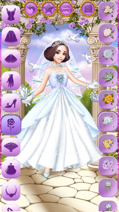 Cinderella Wedding Dress Up - games for girls screenshot 4