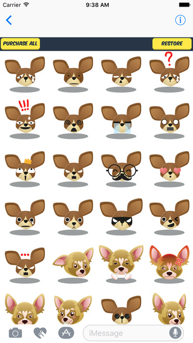 Chihuahua Stickers - Chihuahua Emojis Pack screenshot 3