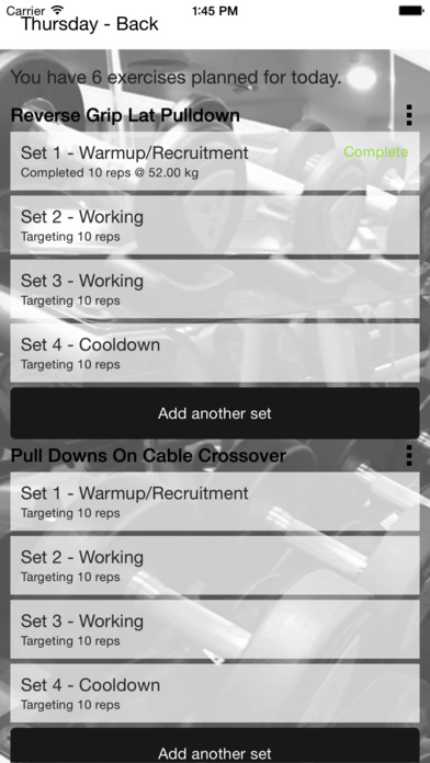 Gym Workout Tracker screenshot 3