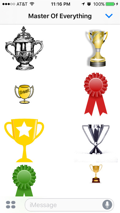 Trophy Stickers : If you're not First you're Last! screenshot 2