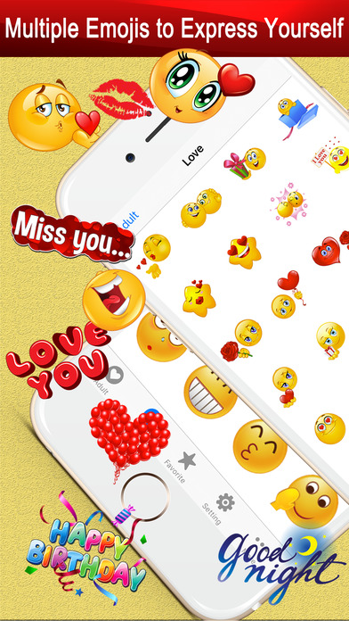 Screenshots of Emoji Keyboard Twitch for iPhone