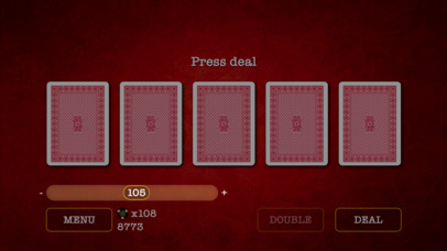 Video Poker : Five card draw screenshot 3