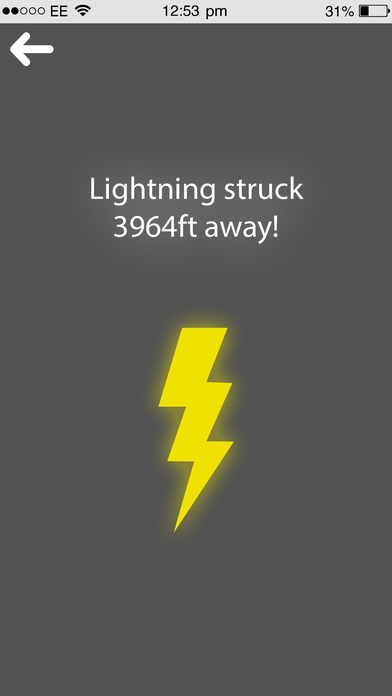 Lightning Distance Calculator Tracker screenshot 2