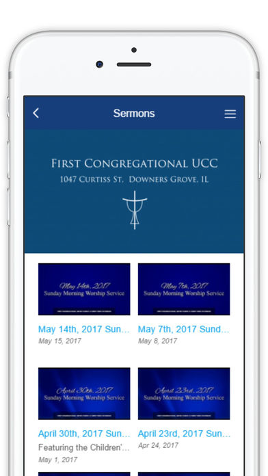 First Congregational UCC screenshot 2