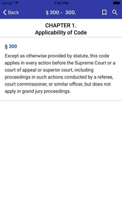 California Evidence Code, 2017 screenshot 2