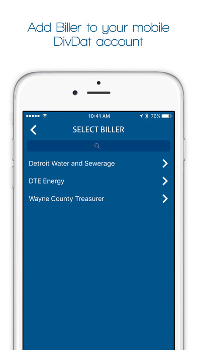 DivDat Mobile Payments App screenshot 3
