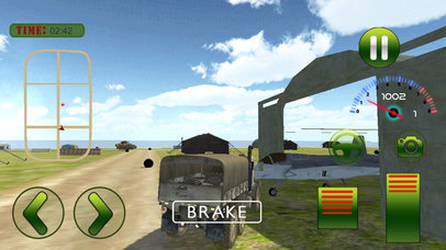 3D Army Truck Offroad driver screenshot 3