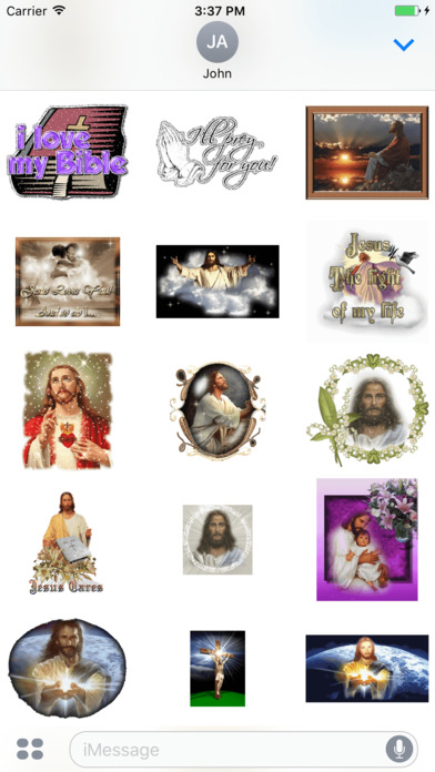 Animated Jesus Christ GIF Stickers screenshot 2