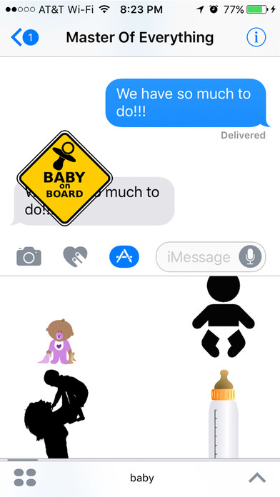 Cute Baby Stickers : For Expecting Parents screenshot 4