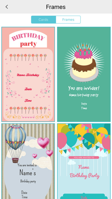 Custom Birthday Invitation Card maker screenshot 2