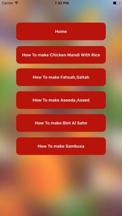 Yemen Food English screenshot 2