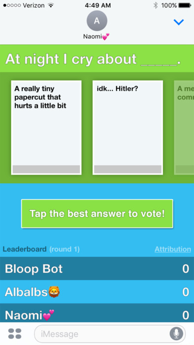 Bloopers - A card game of LOL vs OMG screenshot 4