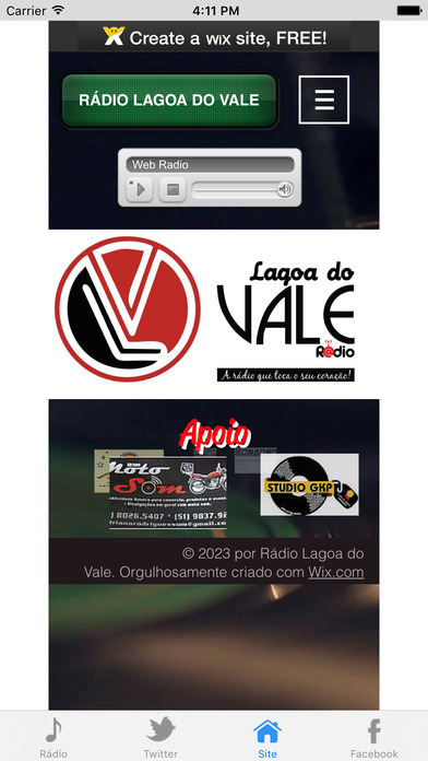 Rádio Lagoa do Vale screenshot 2