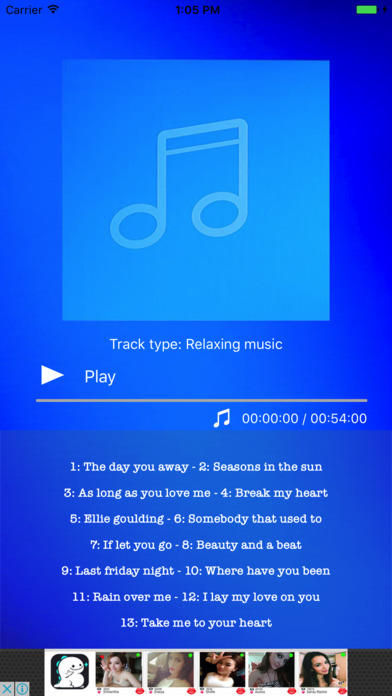 Relax Music English - Offline screenshot 2