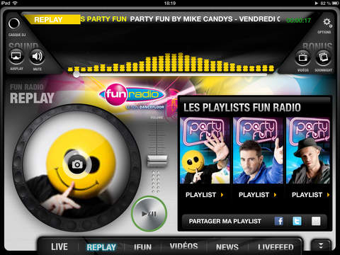 Fun Radio pour iPad screenshot 2