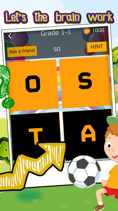 Word Link For Kids Search Puzzles Games screenshot 2