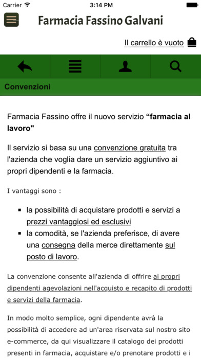 Farmacia Fassino Galvani Viguzzolo screenshot 2