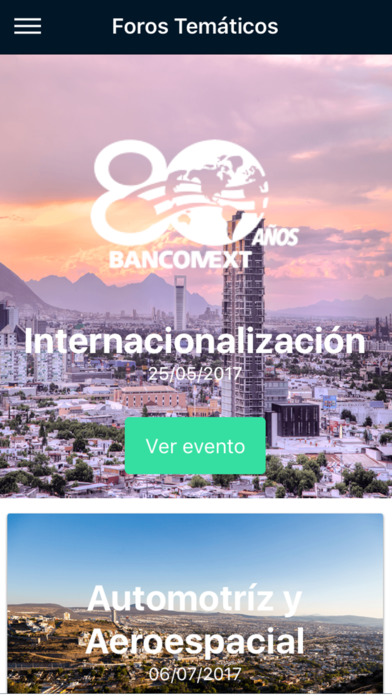 Foros Bancomext screenshot 2