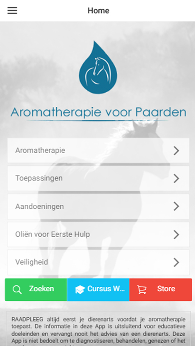 Aromatherapie voor paarden screenshot 3