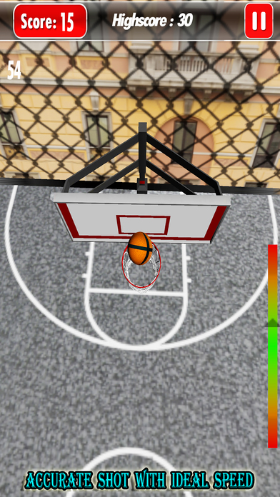 Amazing Basketball Stars Shot Simulator 2017 screenshot 4