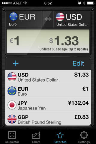 Скриншот из Currency Converter HD - Convert Currencies FX / XE