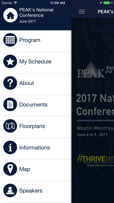 Congrès national PEAK 2017 screenshot 2