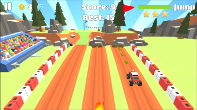 Blocky Monster - Highway Truck Games screenshot 2