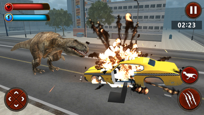 Angry T-Rex Rampage ™ screenshot 2