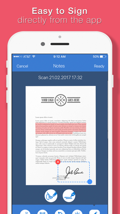 PDF SCANNER APP - OCR Image Scan & Sign Documents screenshot 3