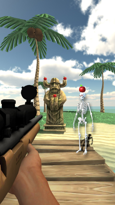 Real Apple Sniper Shooting 3D screenshot 2