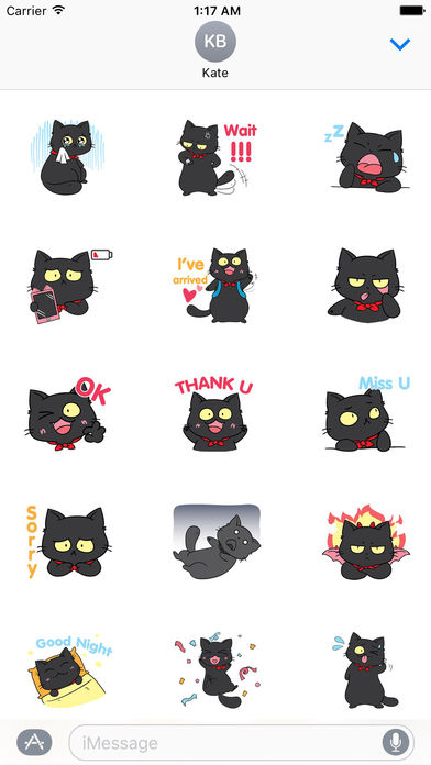Black Munchkin The Cute Shortest Leg Cat Sticker screenshot 2