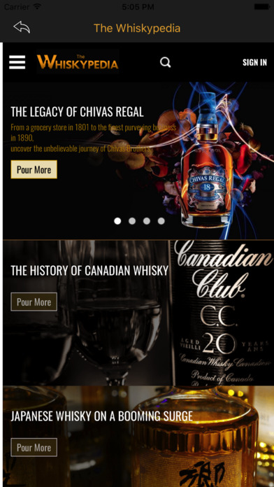The Whiskypedia screenshot 2