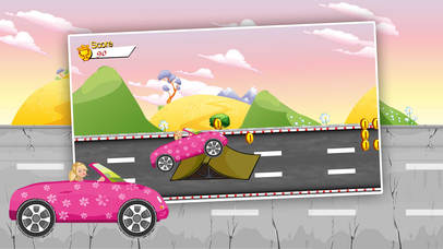 Sweet Girl Car Traffic Racing screenshot 3