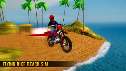 Flying Bike Beach Sim screenshot 2